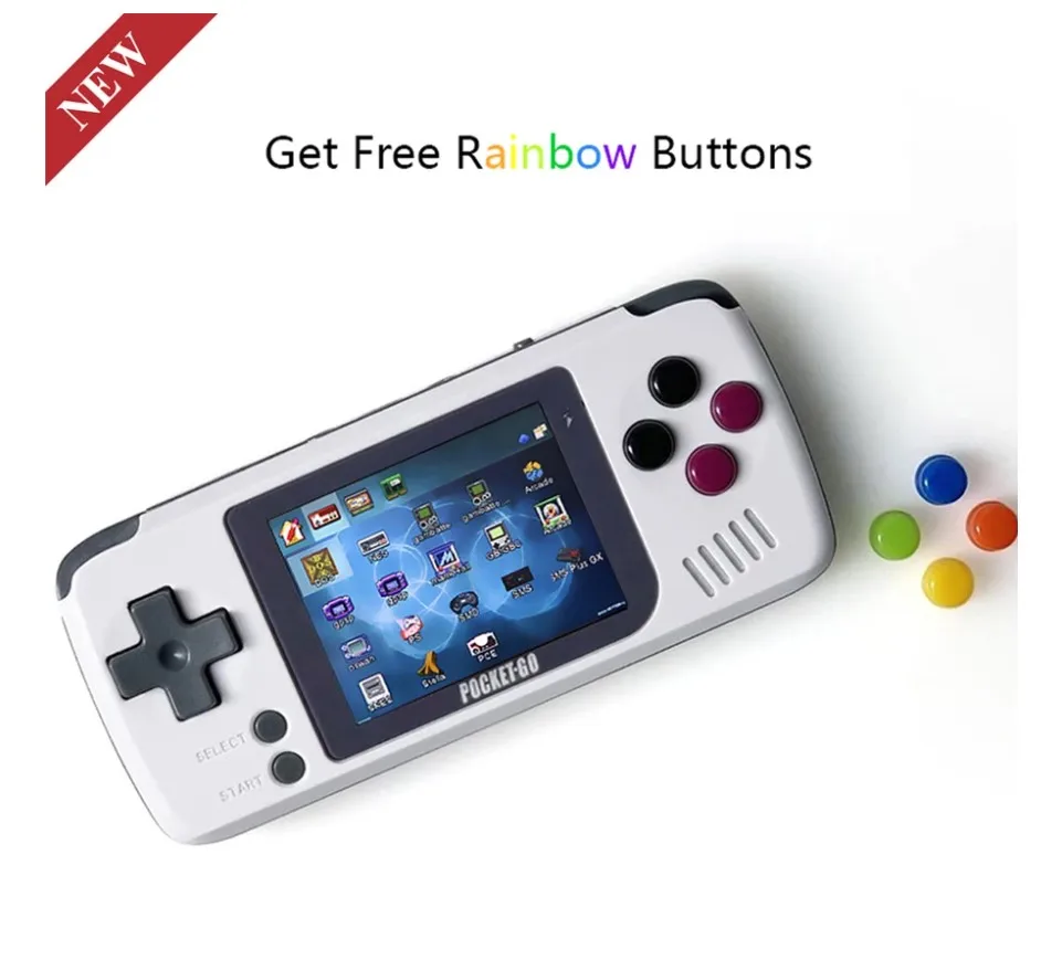 V2 Pocketgo Handheld Game Console 2 4inch Screen Retro Game Player With 32g Tf Card Nes Gb Gbc Snes Smd Ps1 Gaming Consoles Box Handheld Game Players Aliexpress
