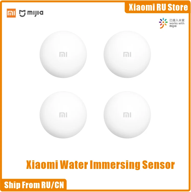 2021 New Xiaomi Wireless Flood Water Immersing Sensor IP67 Waterproof Mijia App Cantrol Remote Smart Home Security InStock | Электроника