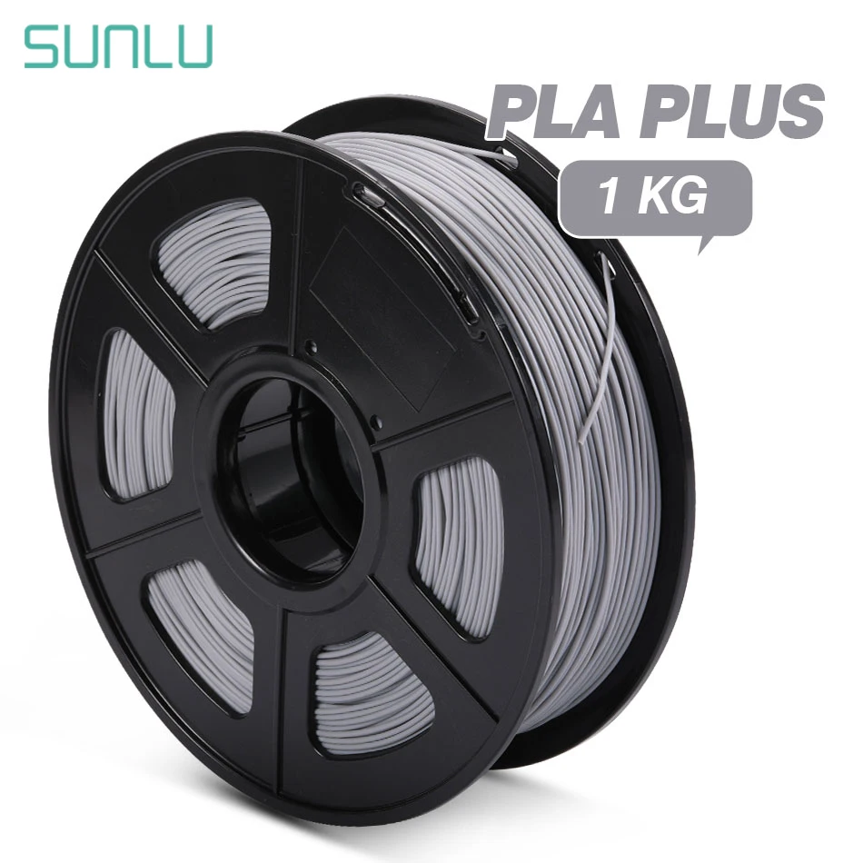 SUNLU-filamento para impresora 3D, PLA PLUS, 1,75mm, plástico, PLA + filamento 3D, materiales de impresión de buena resistencia