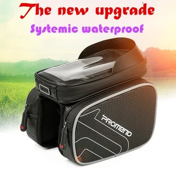 

Bicycle Front Saddle Tube Bag Waterproof Bike Mtb Sac Velo Case Cycling Frame Touch Screen Phone Pocket Tool Accessories Storage