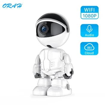 

1080P Smart Robot IP Camera Wireless Baby Monitor Motion Detection Night Vision Home Security Two Way Audio mini wifi camera