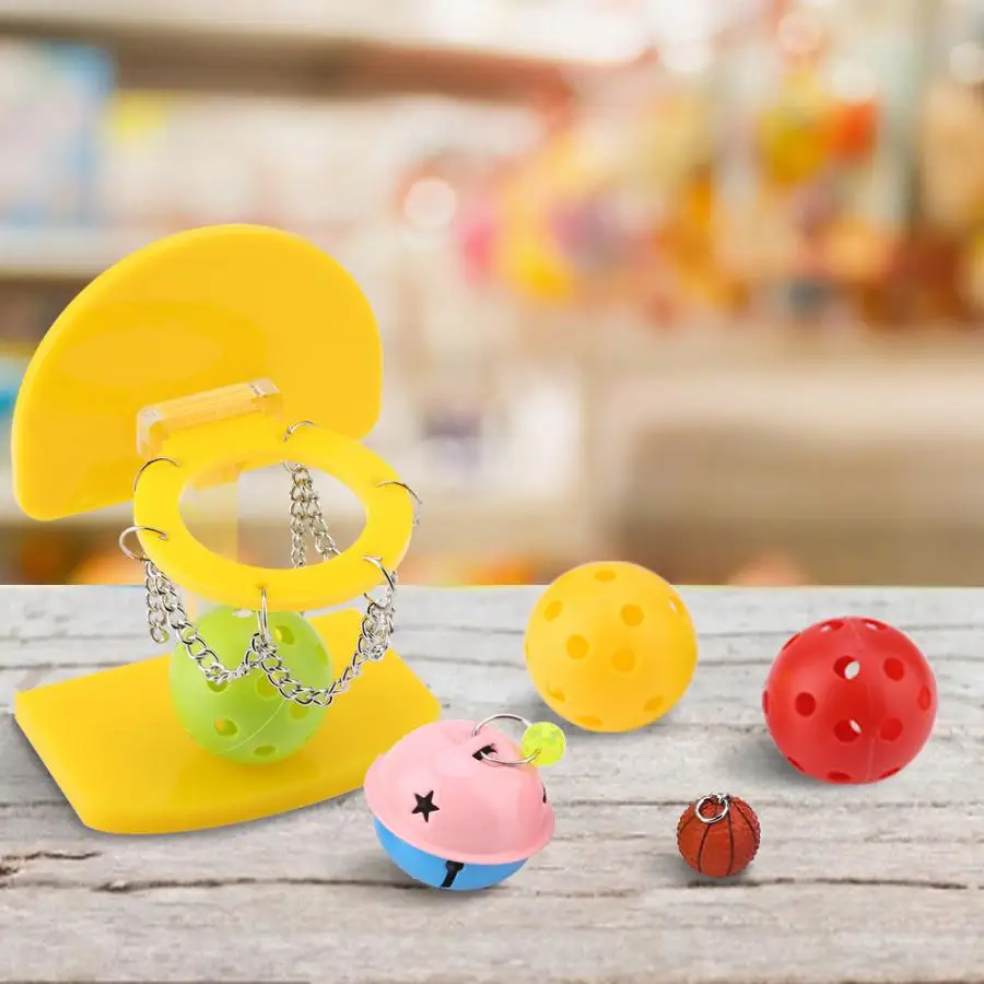 Игрушка для маленьких домашних животных, домашнее животное, мини баскетбольная стрельба, обучающая Интерактивная развивающая игрушка для птиц