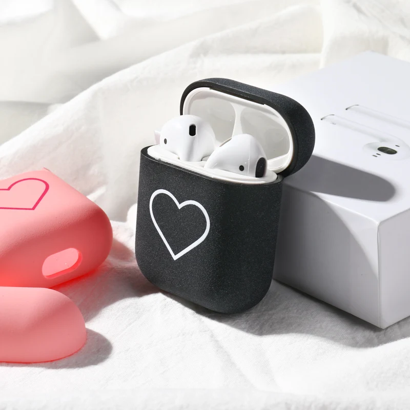 Новый мультфильм сладкое сердце беспроводной Bluetooth наушники чехол для Apple AirPods