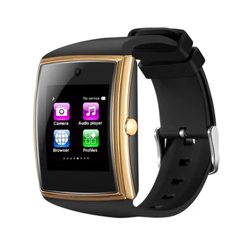 

Full Touch Screen Phone Watch With SIM Card Pedometer Sleep Monitor Music Camera Recording NFC Smart Watch For Android ios Phone