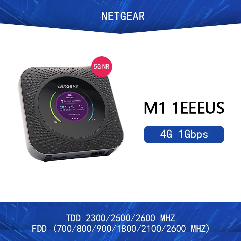 Разблокированный мобильный роутер EU version Netgear Nighthawk M1 MR1100 CAT16 4GX Gigabit LTE Wi-Fi точка