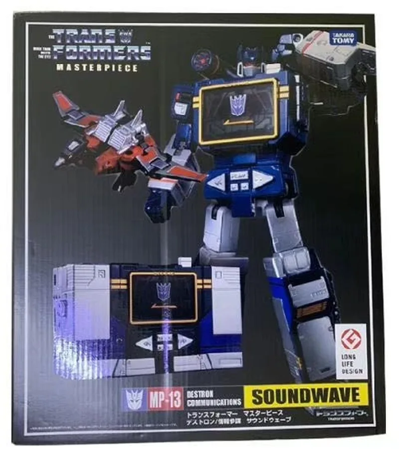 Трансформаторы Takara Tomy MP13 MP 13 SOUNDWAVE с магнитной лентой робот автомобиль игрушка