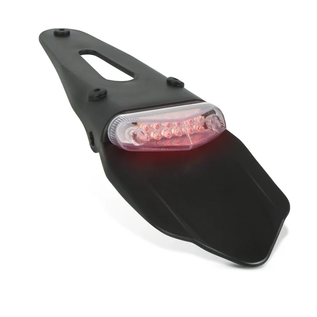 For Kawasaki D-TRACKER KDX KLX 125 140 150 175 200 220 250 300 450 650 SR G L BF S R S Dirt Bike Fender LED Stop Rear Tail Light White