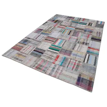 

207x297 Cm Multicolor Handmade Rugs Patchwork Rug-7x10 Ft