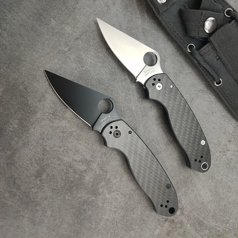 Складной нож Spy Para 3 C223 тактический клинок из углеродного волокна с ручкой стали