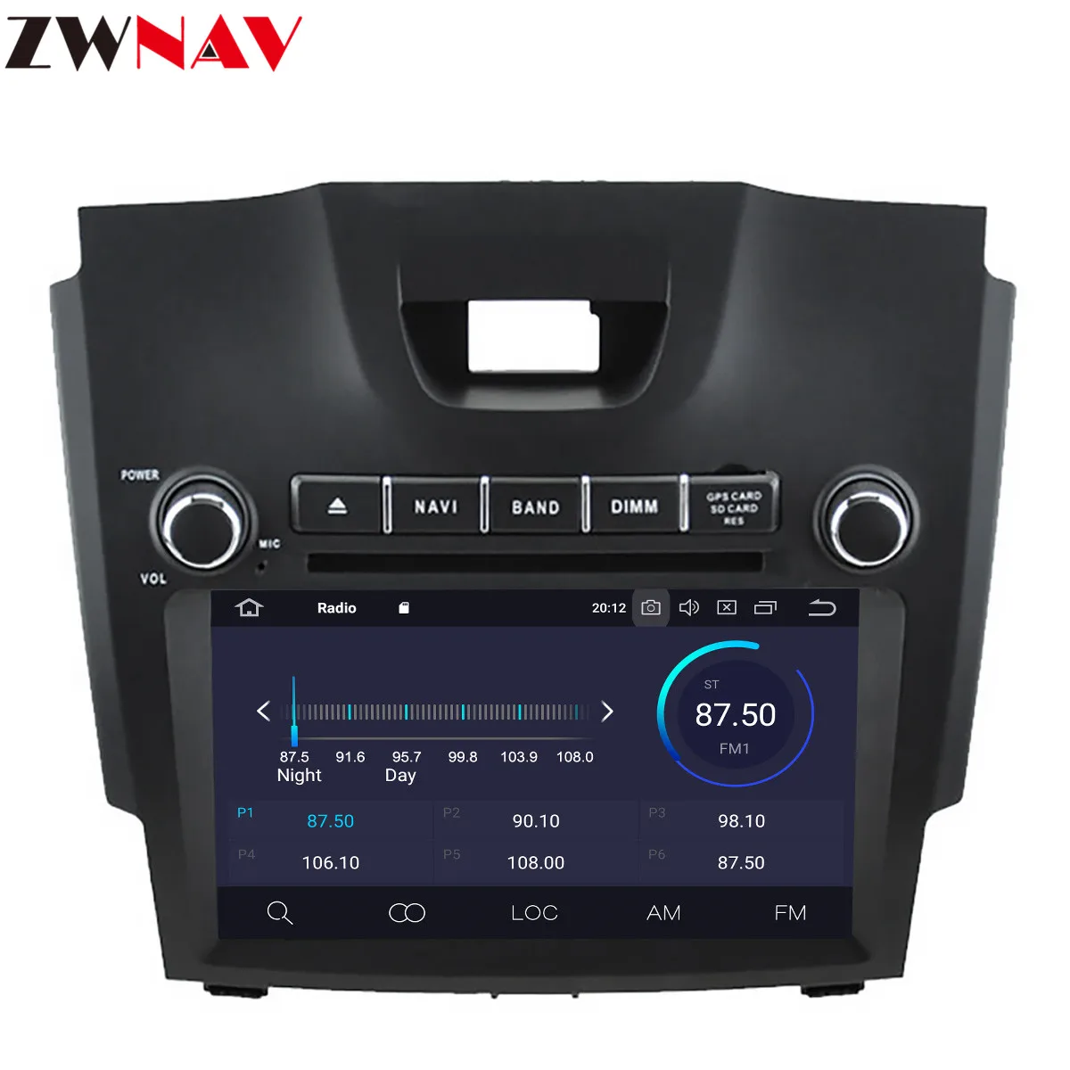 Sale DSP BT 2 din Car Radio Multimedia dvd Player android 9.0 for Chevrolet Trailblazer Colorado S10 Isuzu D-max gps stereo head unit 5