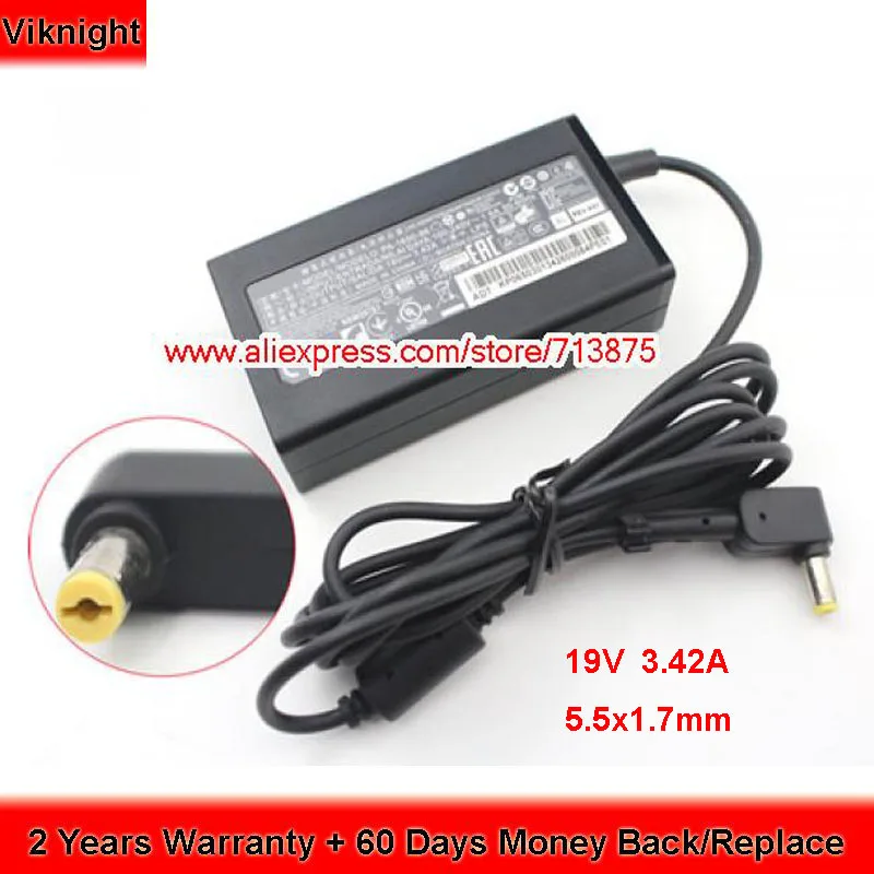 

Original 19V 3.42A SADP-65KB PA-1650-86 AC Adapter for Acer ASPIRE ZC-606 Travelmate 5742G 4750 AS4743 N17H2 TM4750 TM5742 RL70