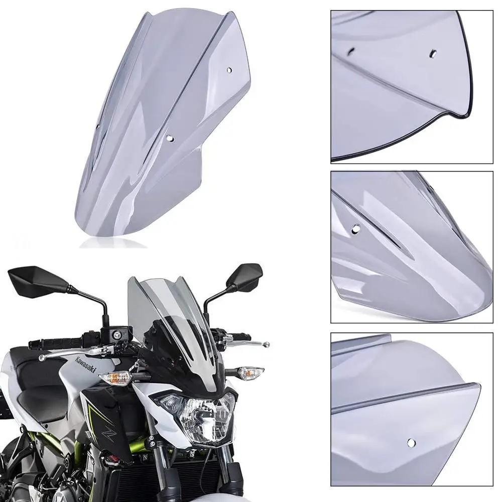 Для 2017 2018 2019 Kawasaki Z650 Z 650 мотоцикл лобовое стекло ветровое Flyscreen ветровой дефлектор
