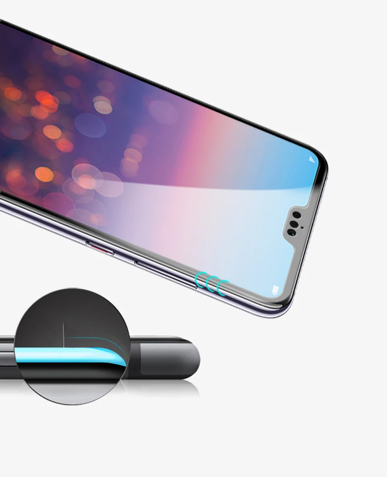 Tobocloo для Huawei P20 Lite закаленное стекло 2.5D полное покрытие Защитная пленка экрана Pro P