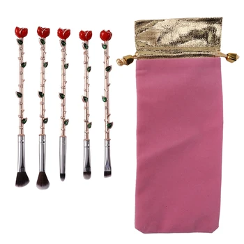 

Rose Makeup Brush Set Beauty Makeup Brush for Eyeshadow Contour