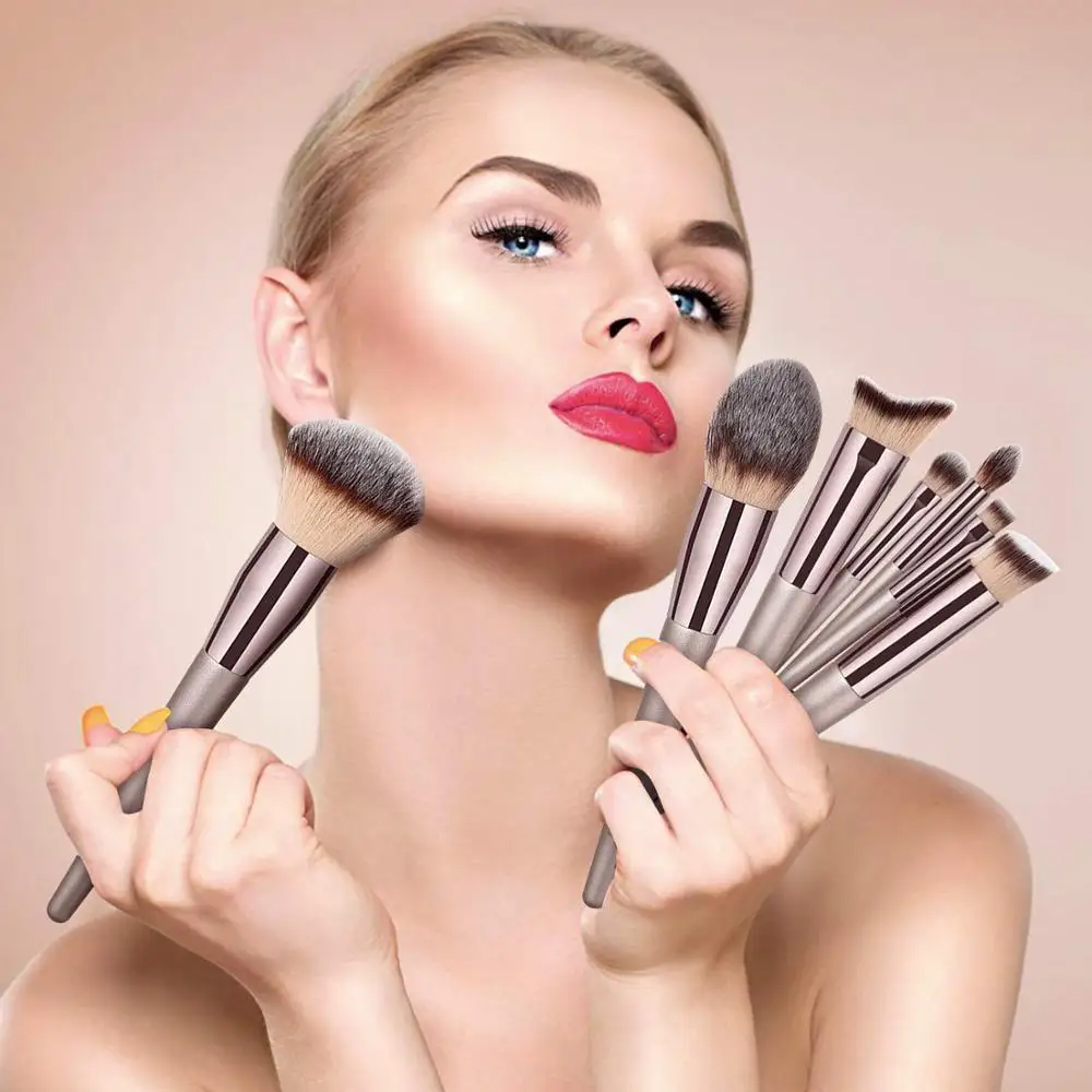

Makeup Brushes set Conical Handle Professional Premium Synthetic Makeup Brush Set Kit Eye Shadow Blending Eyeliner Eyelash brush