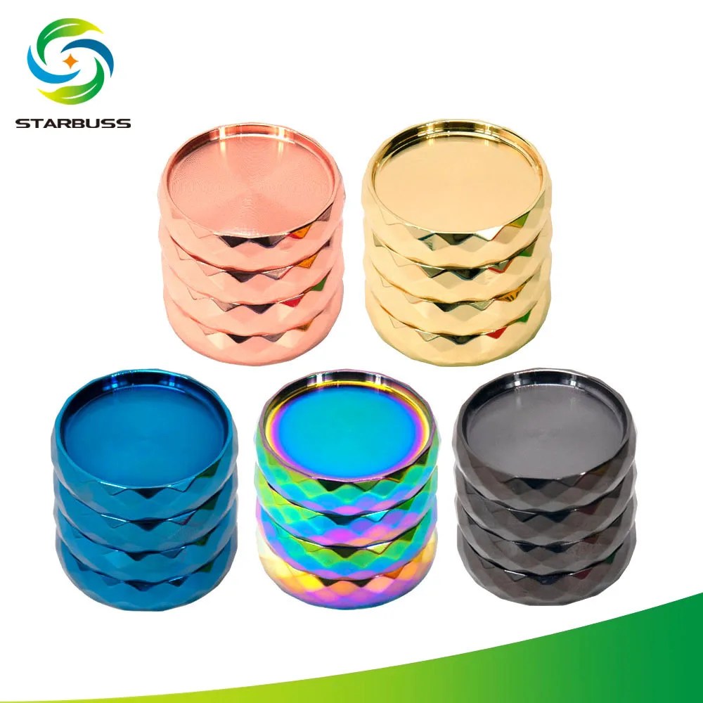 

4-layer zinc alloy Chinese herbal medicine tobacco leaf grinder tobacco leaf grinder grinder grinder cigarette accessories