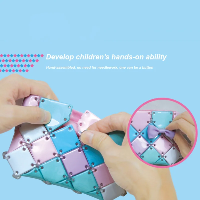 3 цвета ручной работы сумки игрушки для детей Искусство и ремесла DIY головоломки игрушки сумка Детская мода сумки z