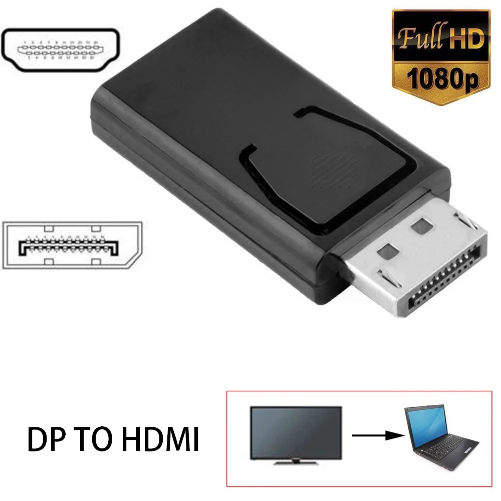 DP to HDMI Дисплей Порты и разъёмы к адаптер Мужской Женский конвертер Кабель