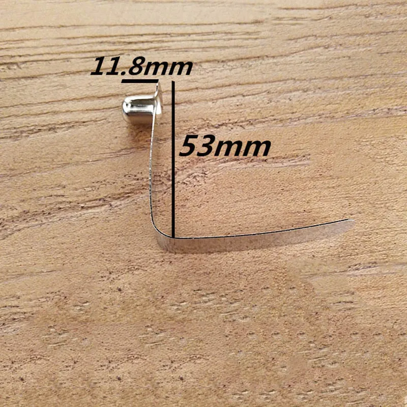 

20PCS Ten Single Hollow V Shape Pipe Steel Metal Shrapnel Push Button Spring Clips For 35-50mm Diameter Locking