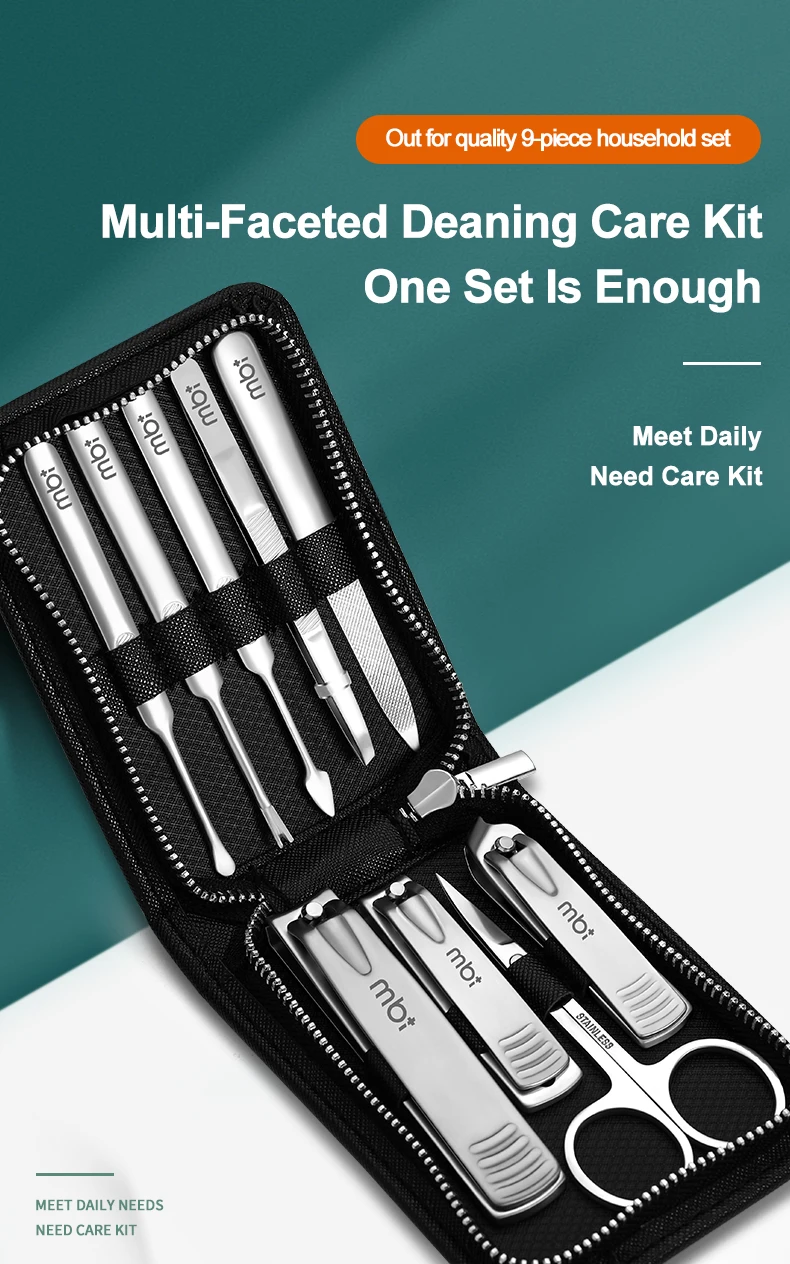 Manicure Set Pedicure Sets Nail Nipper Clippers Tools Stainless Steel