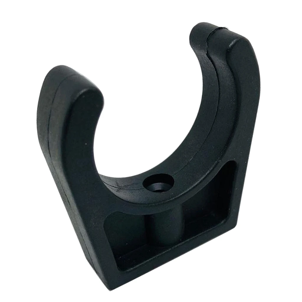 Black 44MM Boat Kayak Paddle Oar Mount Holder Hook Push Pole Clips for Boat