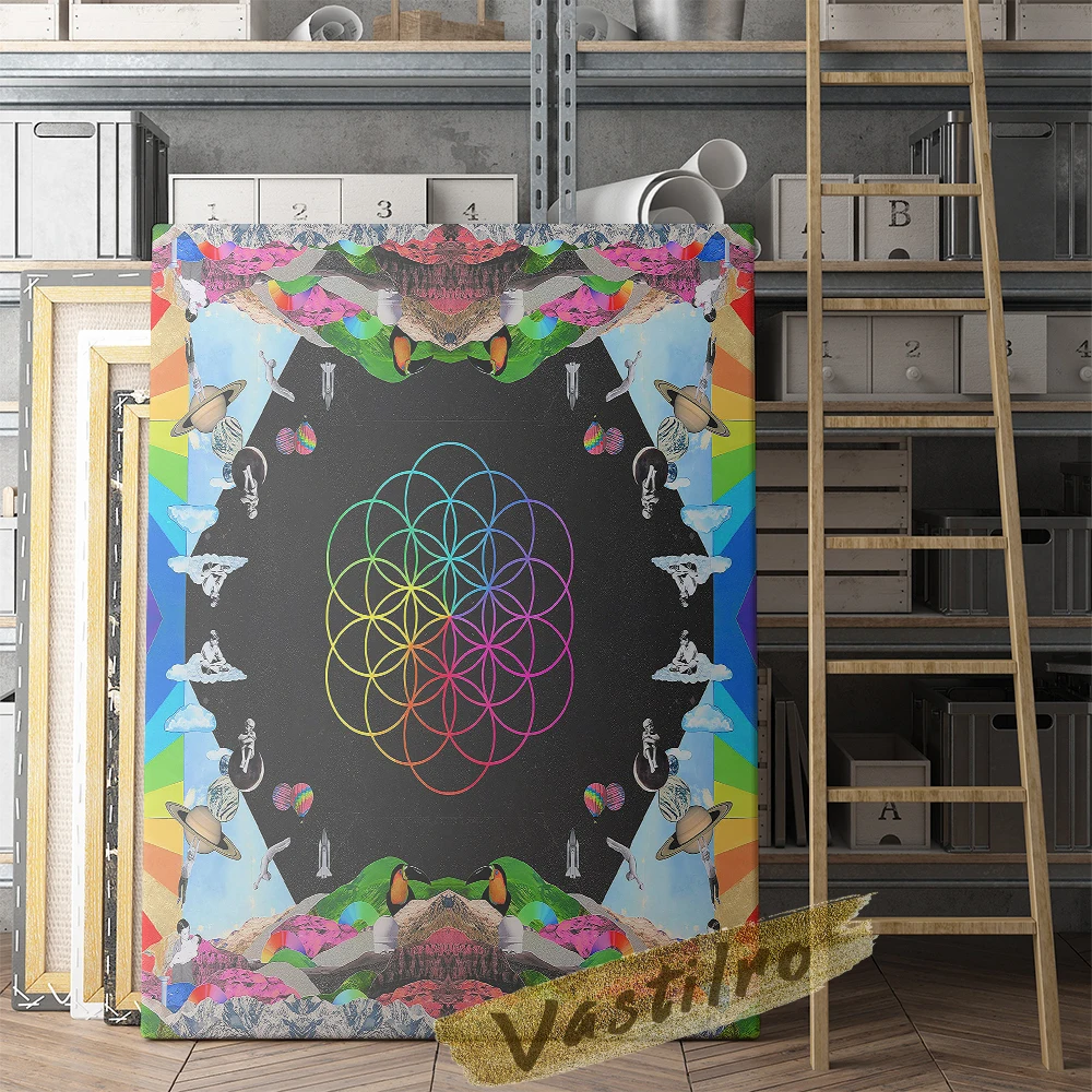 Coldplay A Head Full of Dreams Silk Poster Custom Print Wall Decor 20 x 13  Inch