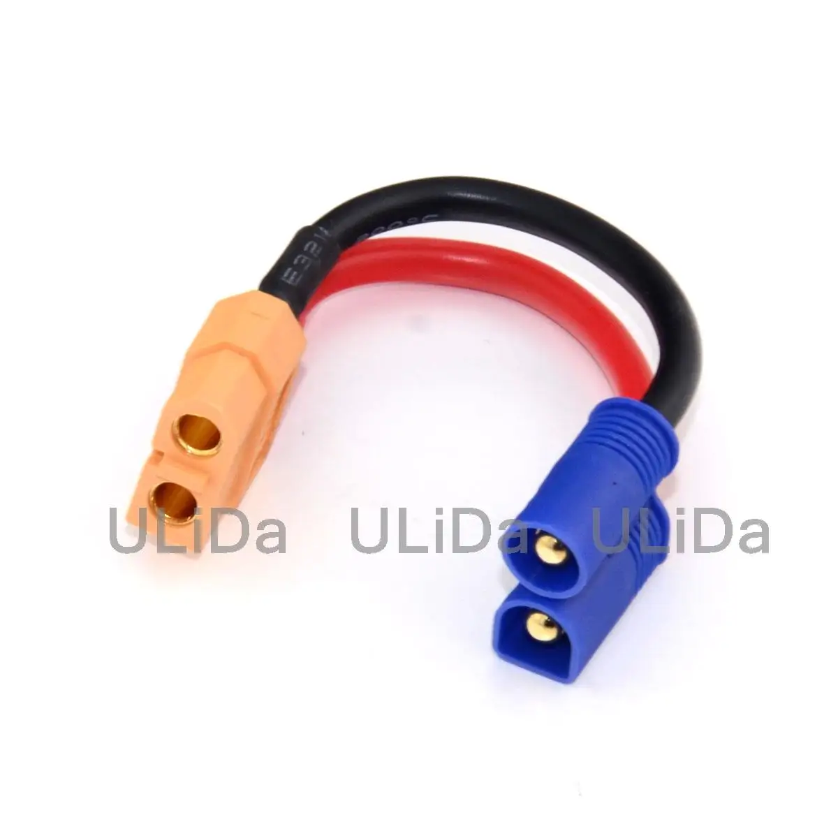 Pack De 4 Adaptadores XT60 Macho-Hembra Para Cargadores RC Lipo – Conectores Dorados Sin Cable Para Drones Y Coches