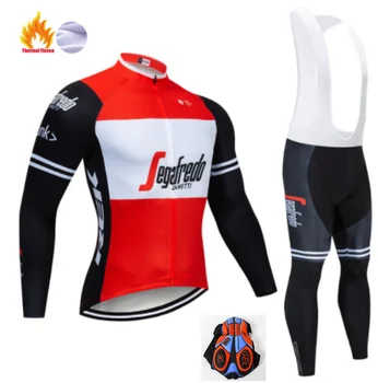 

TREKKING 2019 Winter Thermal Fleece Warm Cycling Jersey Set Thermal Cycling Clothing Mtb Riding Clothing Ropa Ciclismo