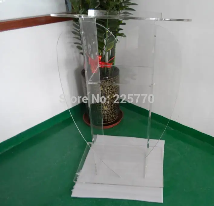 Acrylic heart-shaped lectern Acrylic Church Lectern Perspex Church Lectern Heart shaped plexiglass