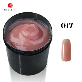 

MSHARE 250g Coffee Acrylic Gel Clear Transparent Hard Gel for Nail Extension Pink Nude White