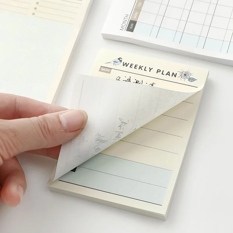 60Sheets Creative Desktop Plan Book Notepad Sticky Note Tearable Notes Book Schedule Note Paper 60Sheets Creative Desktop Plan Book Notepad Sticky Note Tearable Notes Book Schedule Note Paper