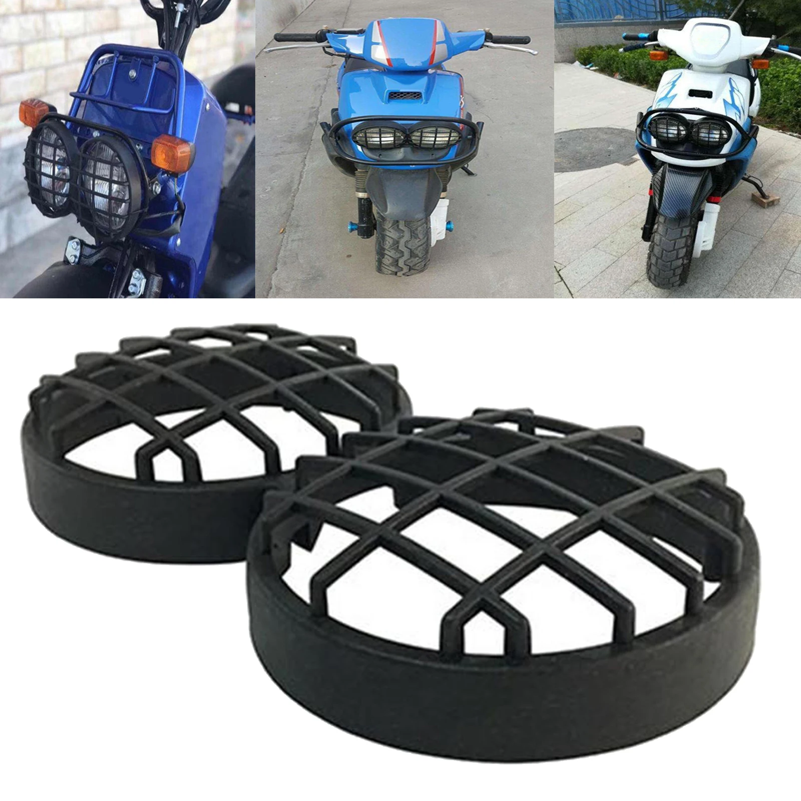 Plastic Motorcycles Headlight Grille Mesh Cover Protector for YAMAHA BWS100