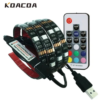 

RGB LED Strip 5050 TV Backlight Waterproof 5V USB LED Tape String Bias lighting For HDTV Screen Desktop PC LCD Monitor Decor