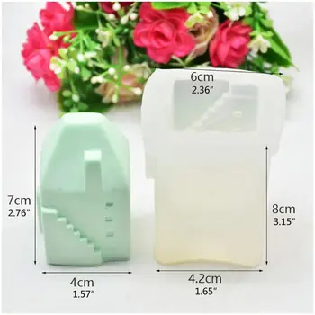 

hristmas House Resin Casting Mold Gingerbread Chocolate Fondant Mold DIY Crafts 667E