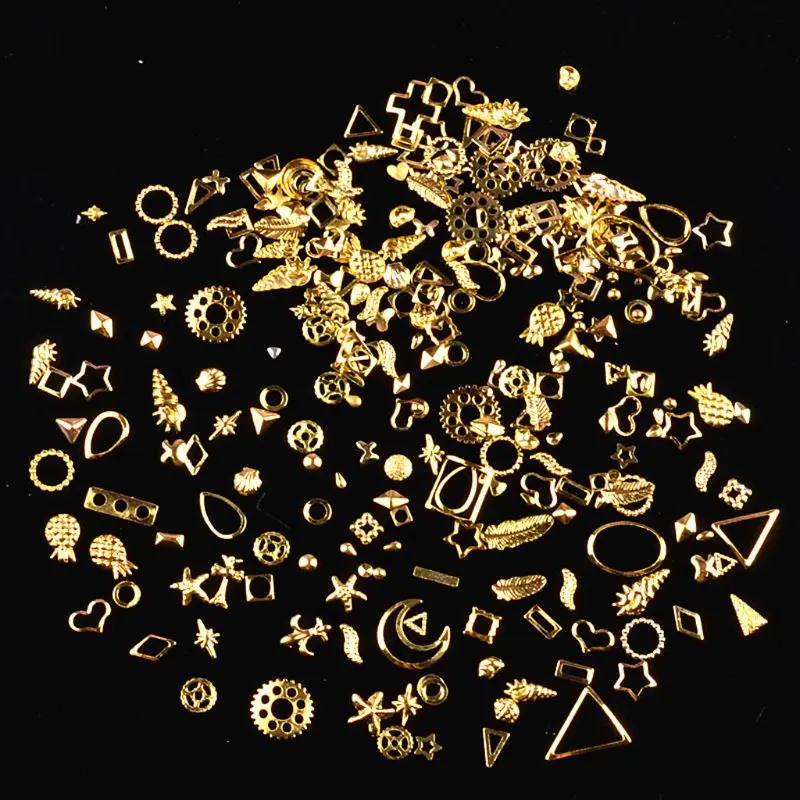 

120Pcs Mixed Steampunk Moon Star Cogs Gear Charm UV Frame Resin Jewelry Fillings L4ME
