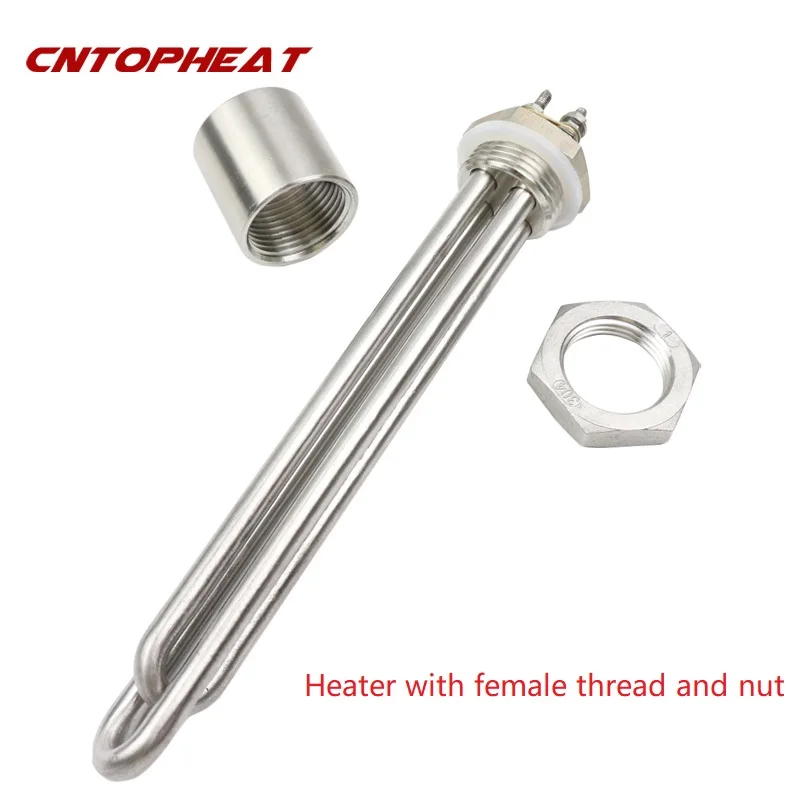 12v/24v/36v/48v Heating Element Immersion Tubular Water Heater DN25 dc  Solar Water Heating Element - AliExpress