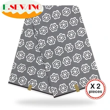 Африканская восковая ткань с принтом Анкара для шитья Анкара африканская ткань 12 ярдов нигерийская хлопковая ткань Гана для платья 9024