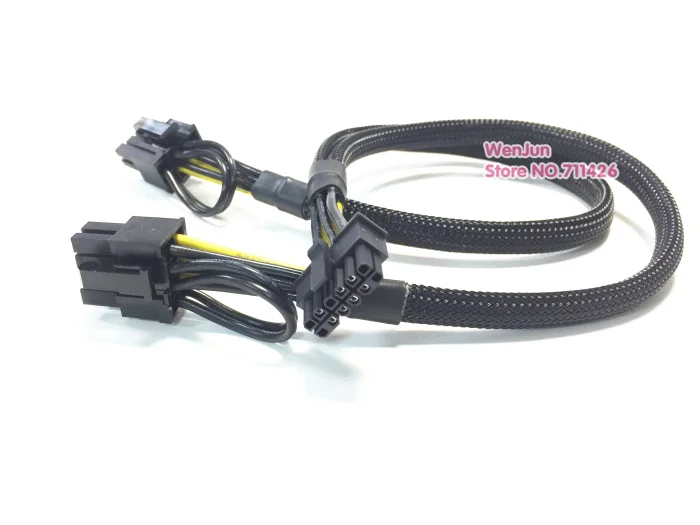 Mini Cabo de Alimentação para Dell R7525 e Gpu Rx2080 A4000 Alta Qualidade 12pin para Mais 8pin Pci-e 35cm - Imagem 3