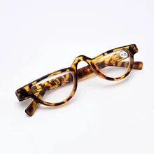 Маленькие очки для чтения кошачий глаз, для женщин и мужчин, ретро, прозрачные, ультралегкие, TR90, Пресбиопия, гибкие+ 1,0+ 1,5+ 2,0+ 2,5+ 3,0+ 3,5