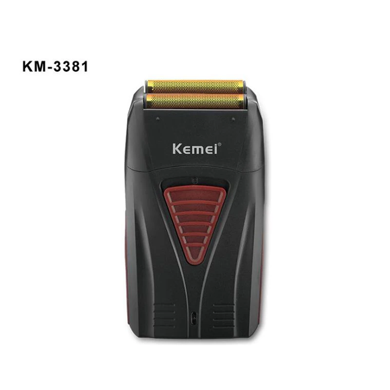 kemei Shaver KM 3381 3382 rechargeable reciprocating shaver men's