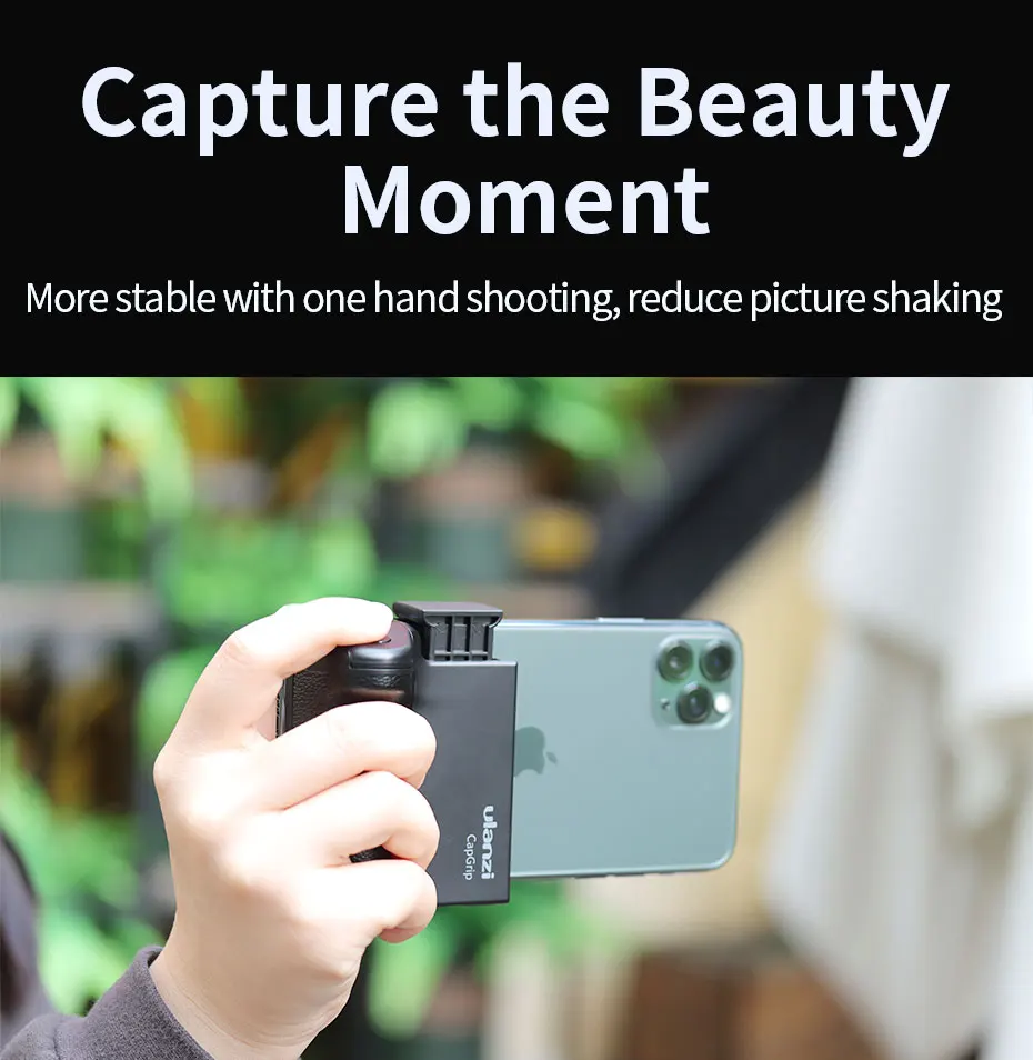 Pince De Fixation Pour Perche à Selfie - Clip Réglable, Télécommande Sans Fil Incluse, Fixation Sécurisée Pour Smartphone