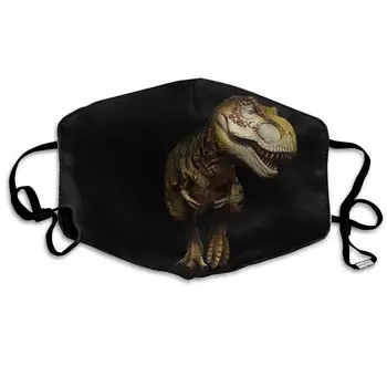 

Mouth Mask Tyrannosaurus Rex Print Masks - Breathable Adjustable Windproof Mouth-Muffle, Camping Running for Women and Men