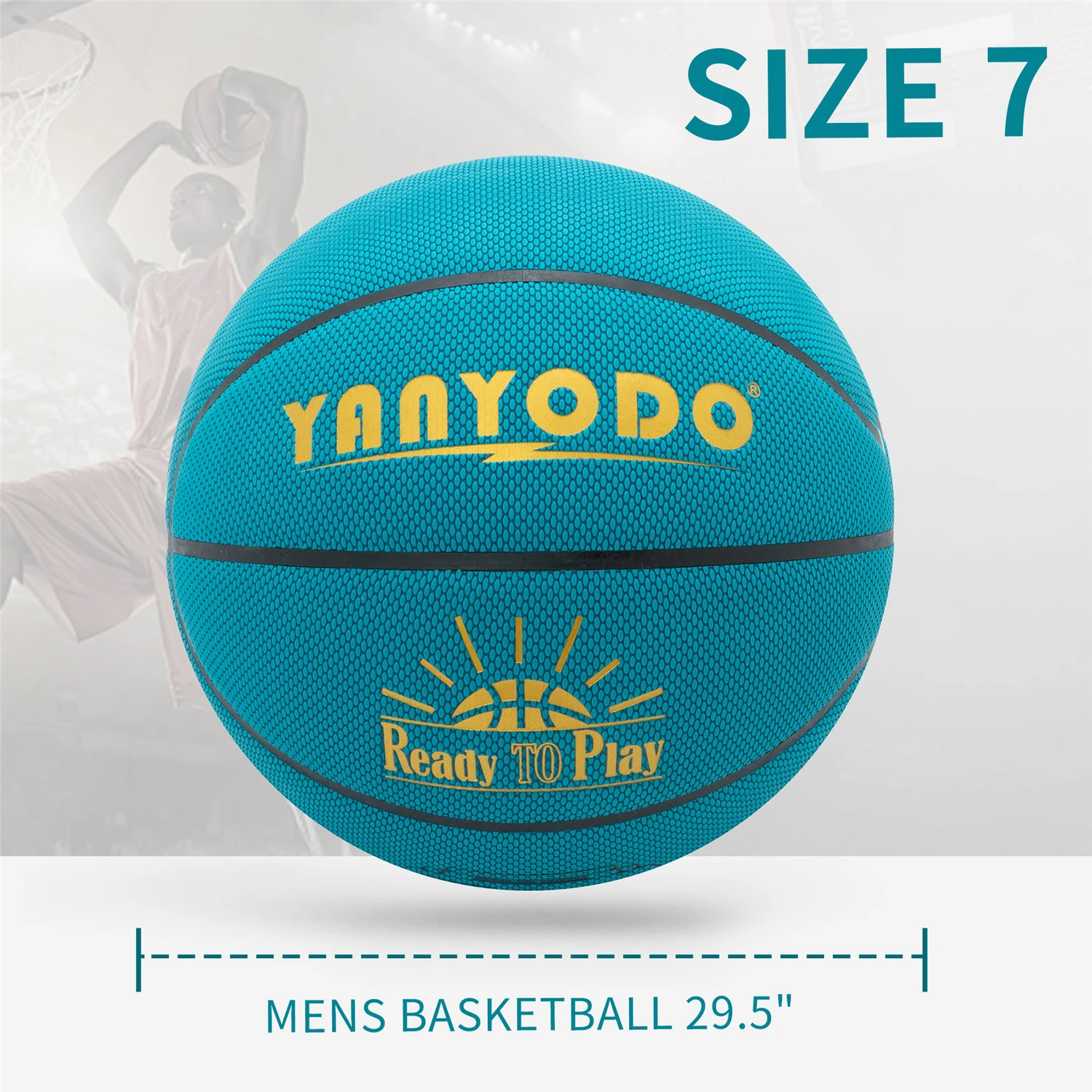 Pelota de baloncesto tamaño oficial 7 profesional resistente al desgaste de cuero de la PU Parque formación deportes de equipo uso interior y exterior