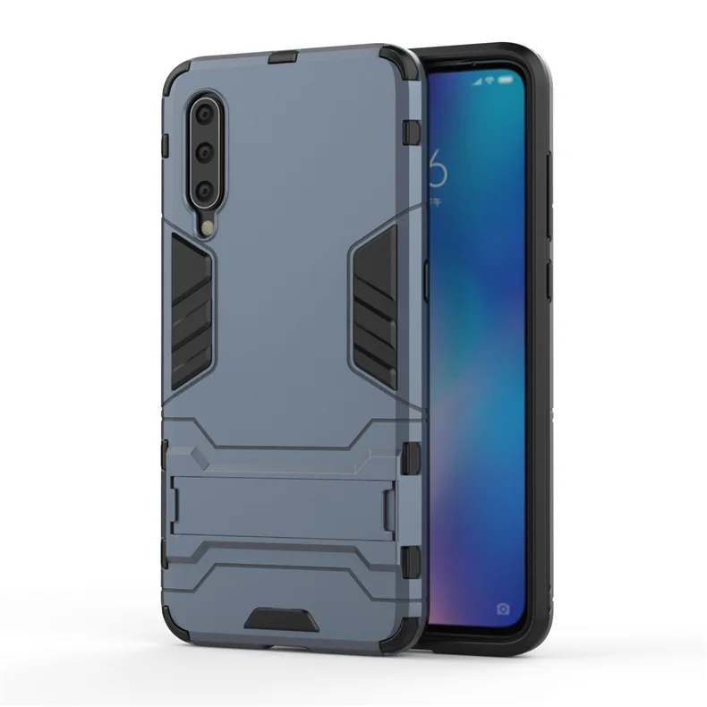 Чехол для Xiaomi Mi 9, чехол для телефона, Твердый защитный чехол для Xiaomi Mi 9T SE - Цвет: Navy Blue