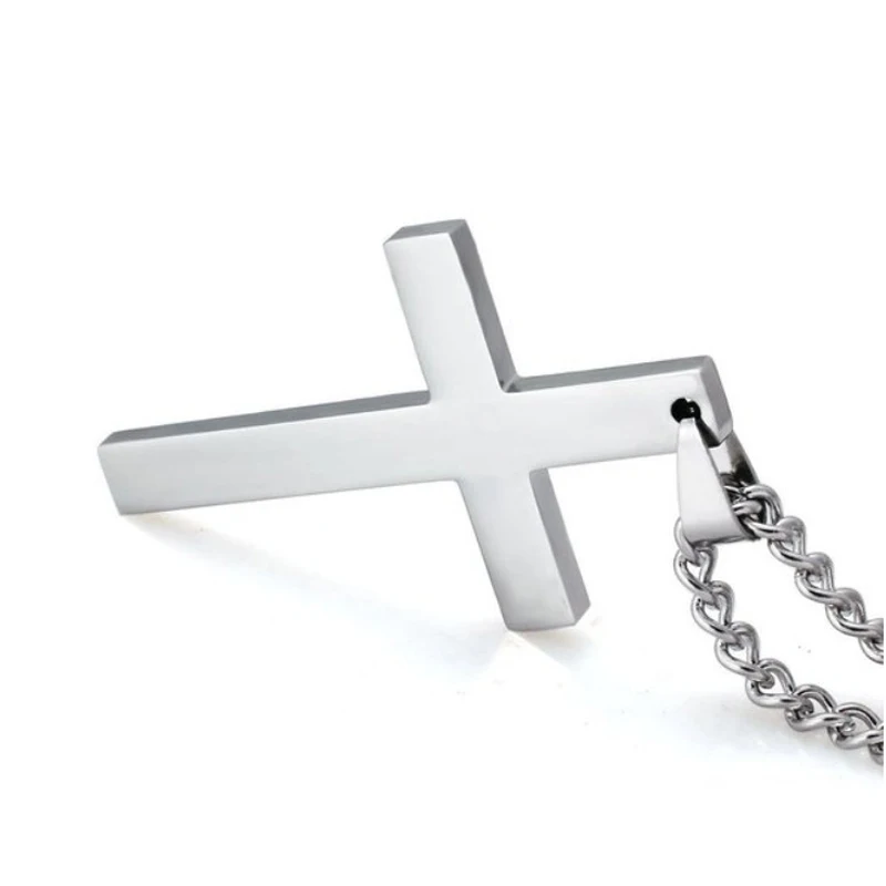 Мужские и женские ювелирные изделия из нержавеющей стали|cross necklace|men jewelrygold silver |