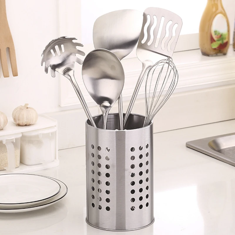 Draining Rack Chopsticks Spoon Fork Storage Box Kitchen Tableware Cutlery Holder