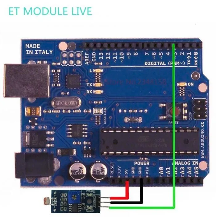 Photosensitive brightness resistance sensor module Light intensity detect New For Arduino