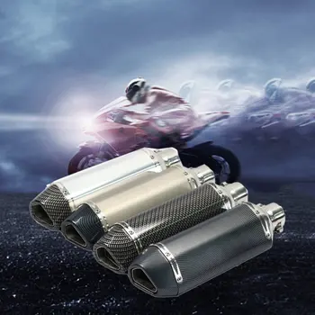 

Universal Motorcycle Exhaust Muffler Pipe Carbon Fiber Tail Fashion Design Style Refitting Exhaust Pipe
