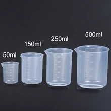 50/150/250/500 мл прозрачные Пластиковые мерные стаканчики для жидкости ручная работа DIY Изготовление ювелирных изделий для эпоксидной смолы Силиконовый молд в Форе Кубка инструмент 50/150/250/500 мл прозрачные Пластиковые мерные стаканчики для жидкости ручная работа DIY Изготовление ювелирных изделий для эпоксидной смолы Силиконовый молд в Форе Кубка инструмент