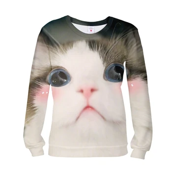 

Funny Animal 3D Sweatshirts Unisex Autumn Winter Pullover Long Sleeve Hoody Tops Kawaii 3d Cat Print Hoodies Sweatshirt